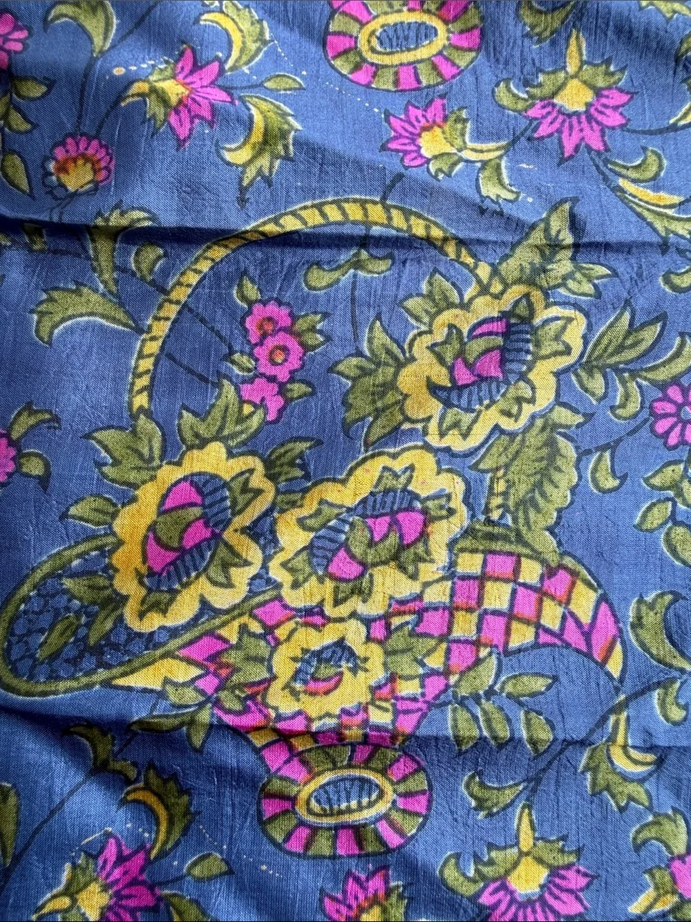 Vintage Silk Scarf 1970-80s
